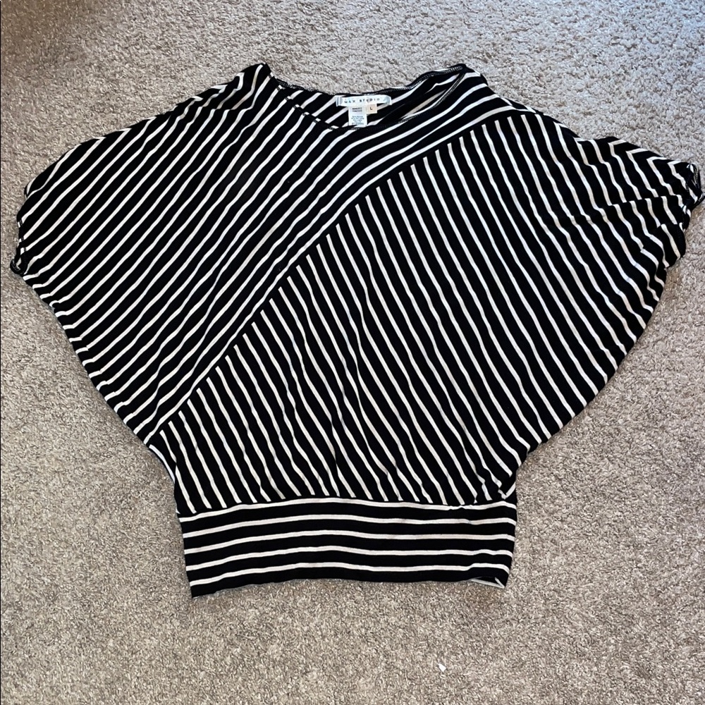 Max Studio Diagonal Stripe Blouse - image 4